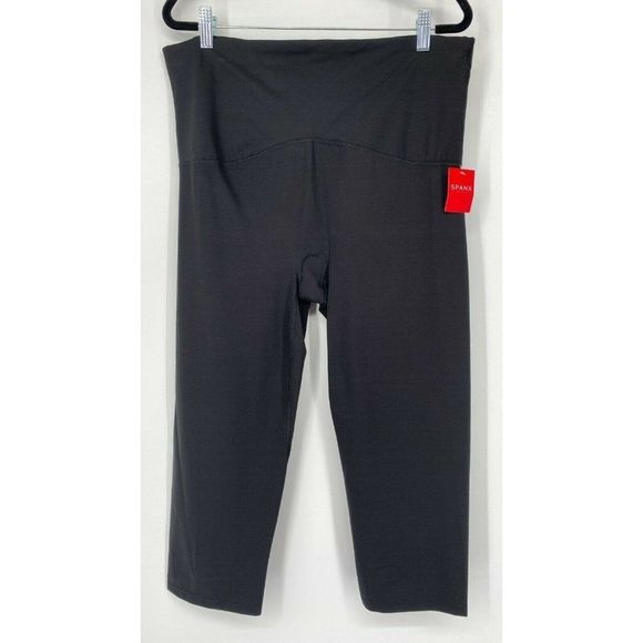 NEW Spanx Shaping Compression Crop Leggings Women's Size 1X High Rise Black - Picture 1 of 12